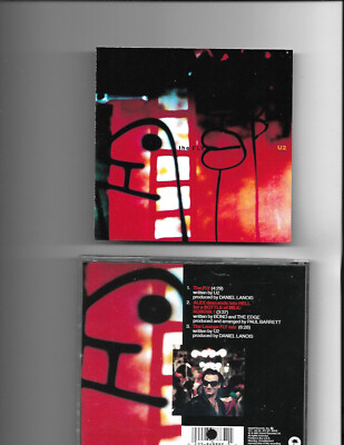 U2- The Fly (2 mixes) + Alex...  US Pic Disc Commrercial CD Single W/PS