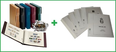 Lindner 495 90 1124 V New Zealand Printed Album T-Printed Pages 1990 1994