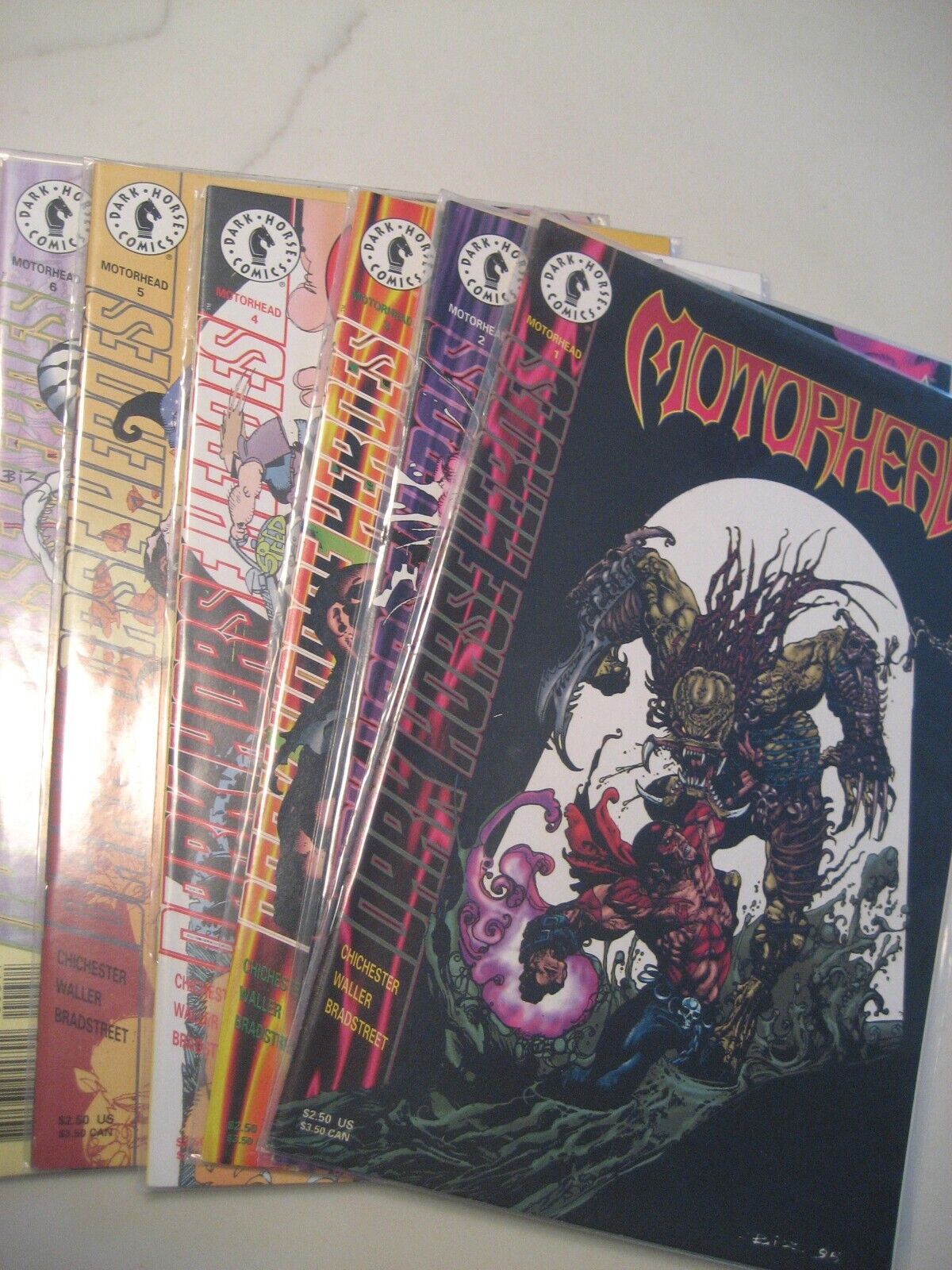 Dark Horse Comics Motorhead #'s 1,2,3,4,5,6 and Special #1