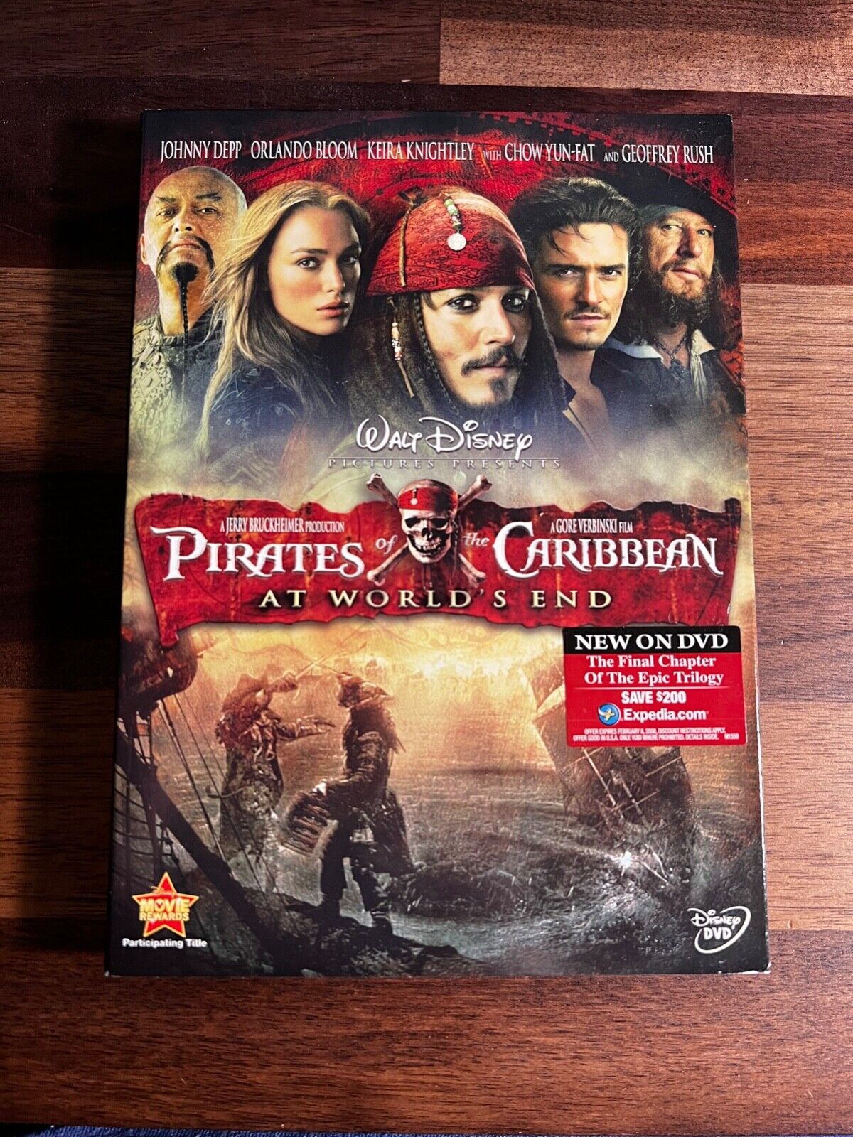 Pirates of the Caribbean At World's End DVD movie