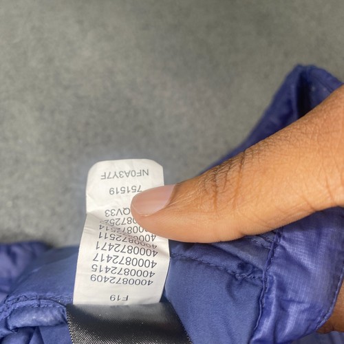 The North Face Girls ThermoBall Eco Hooded Jacket Extra Small Blue - Picture 11 of 15