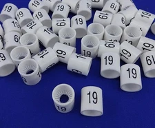 #19 Mini Slip On Size Markers Bag of 50 Retail Supply Hanger Garment Hanger