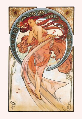 Dance : Alphonse Mucha : Archival Quality Art Print 
