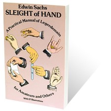 Sleight Of Hand book by Edwin Sachs playing cards deck magic tricks
