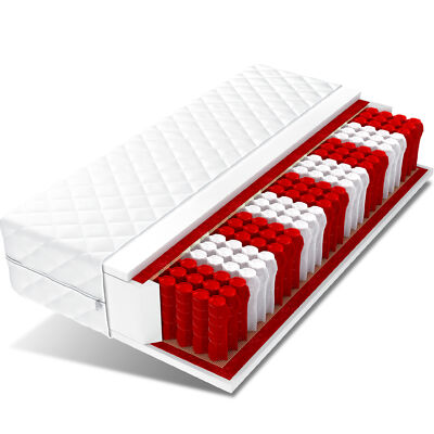 Matratze 90x200 MEDIC MAX 23 cm H3 MULTIPOCKET 7 Zonen Taschenfederkern