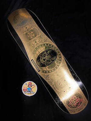 paul rodriguez gold skateboard