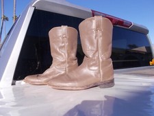 Vintage USA Justin Roper Style L 3710 Western Cowboy Cowgirl Boots Ladies 7 B