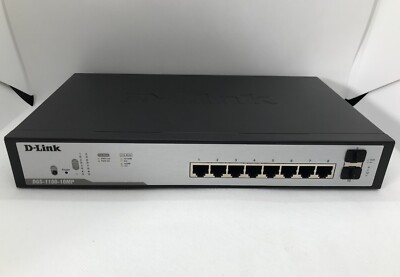D-Link DGS-1100-10MP, H/W: C1, PoE, Layer 2, optimiert für Videoüberwachung