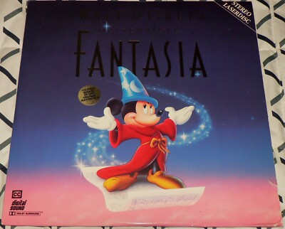 FANTASIA Walt Disney Masterpiece 1991 1132 AS NTSC Laserdisc LD