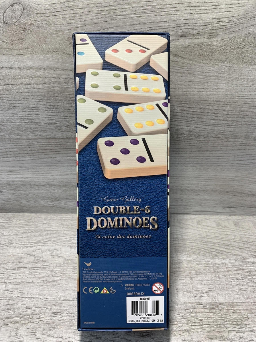 Double 6 Black Dot Dominoes - Professional Size, AreYouGame