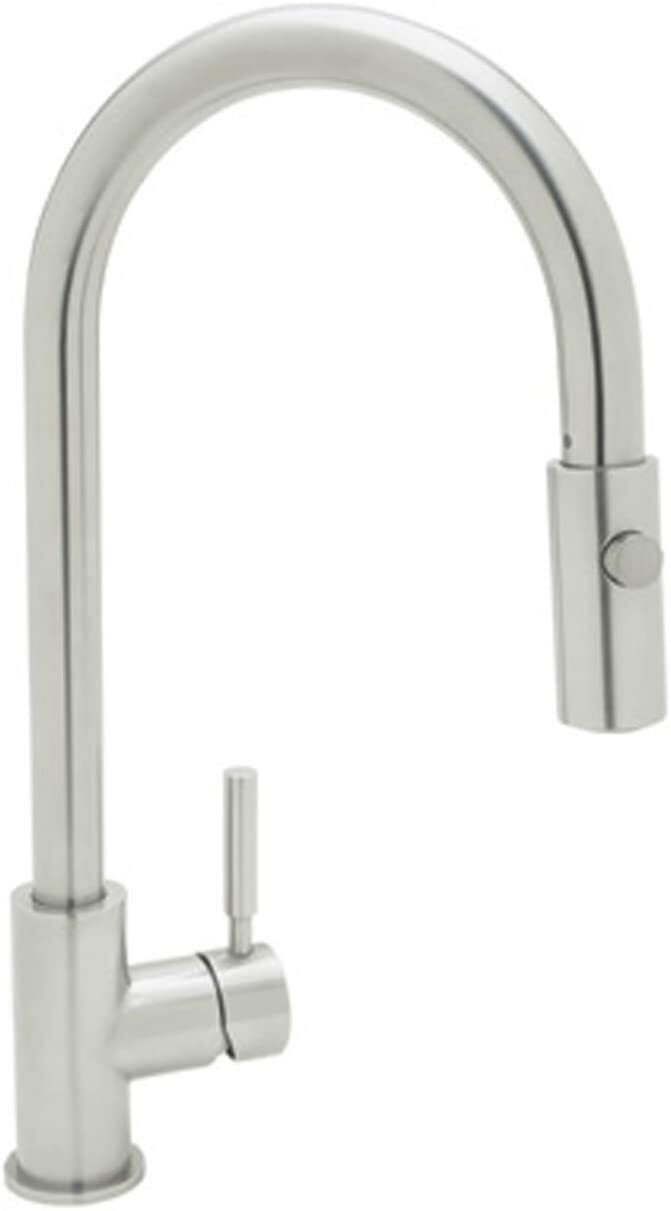 ROHL R7520SS Modern Lux Single-Handle Pull-Down Sprayer Kitchen Faucet in Stainl