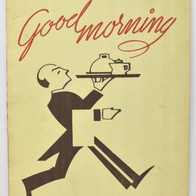 Vintage 1941 The Little Oriental Cafe Restaurant Club Breakfast Menu