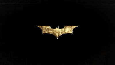 DC batman begins black dark logo simple background playmat gaming mat