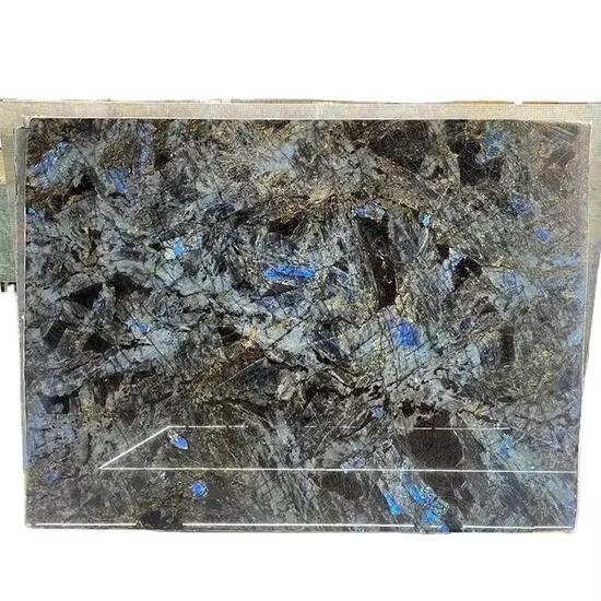 Labradorite gemstone coffee table top luxury countertop slab surface