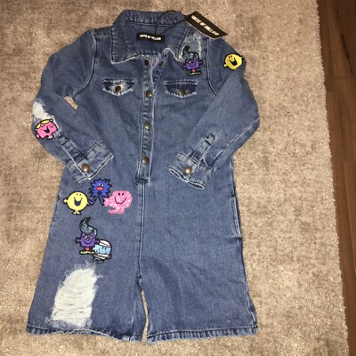 House Of Holland Denim Applique Girls Dress | eBay