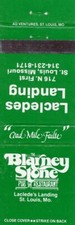 Blarney Stone Pub Restaurant, Saint Louis, Missouri Matchbook
