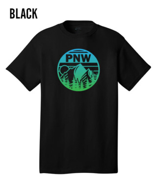 PNW - Pacific Northwest Color Fade T-shirt