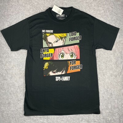 Spy X Family T-Shirt – Offizielles Merch Mit Loid, Yor Und Anya Forger, 100% Baumwolle, Unisex