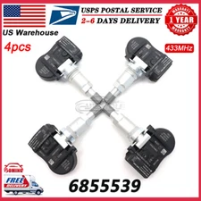 4pcs 6855539 TPMS Tire Pressure Sensor For BMW 2 3 4 i M2 M3 M4 X1 X2 X5 X6 MINI