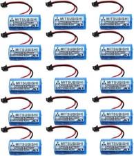 15 Pcs 1800mAh CR17335SE-R 3V Q6BAT Non-Rechargable 3V Battery for Mitsubishi