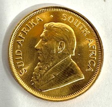 1981 South Africa Gold Krugerrand 1/4 oz Uncirculated Gold Coin 8.4 Grams