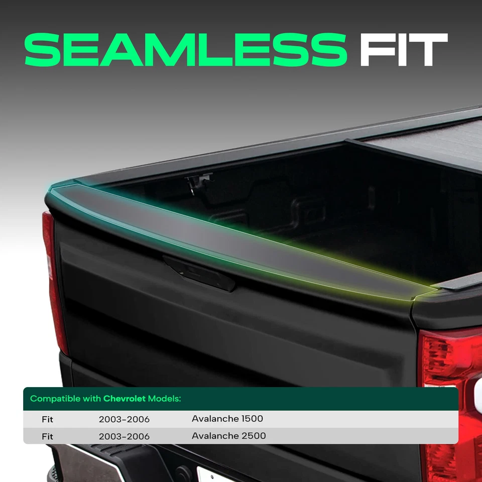 Tampa de moldura de tampa traseira superior para Chevrolet Avalanche 1500 Avalanche 2500 2003-2006 - Imagem 2 de 4