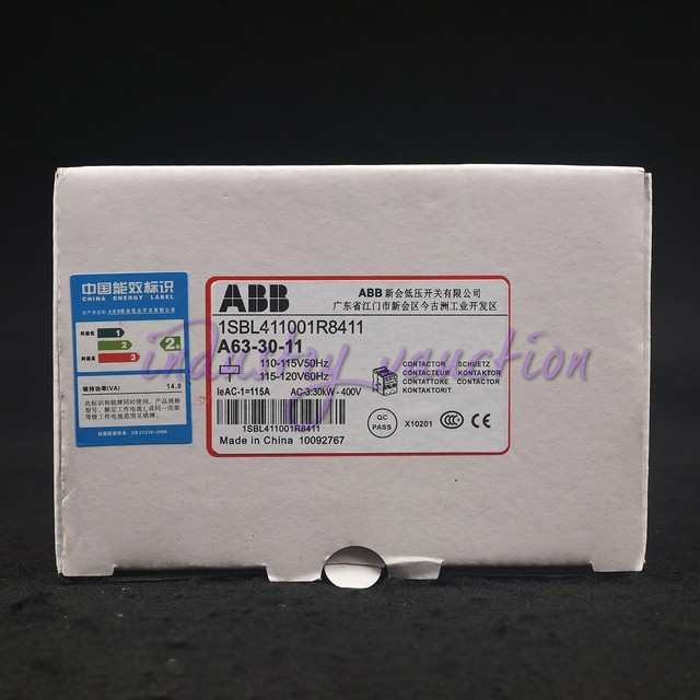 New In Box ABB A63-30-11 Contactor 220VAC