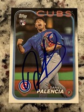 Daniel Palencia SIGNED 2024 Topps Rookie Card #178 CHICAGO CUBS AUTO WBC CHAMP. rookie card picture