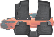 TPE Floor Mats for 2011-2023 Dodge Charger RWD Chrysler 300 Rear-Wheel Drive O