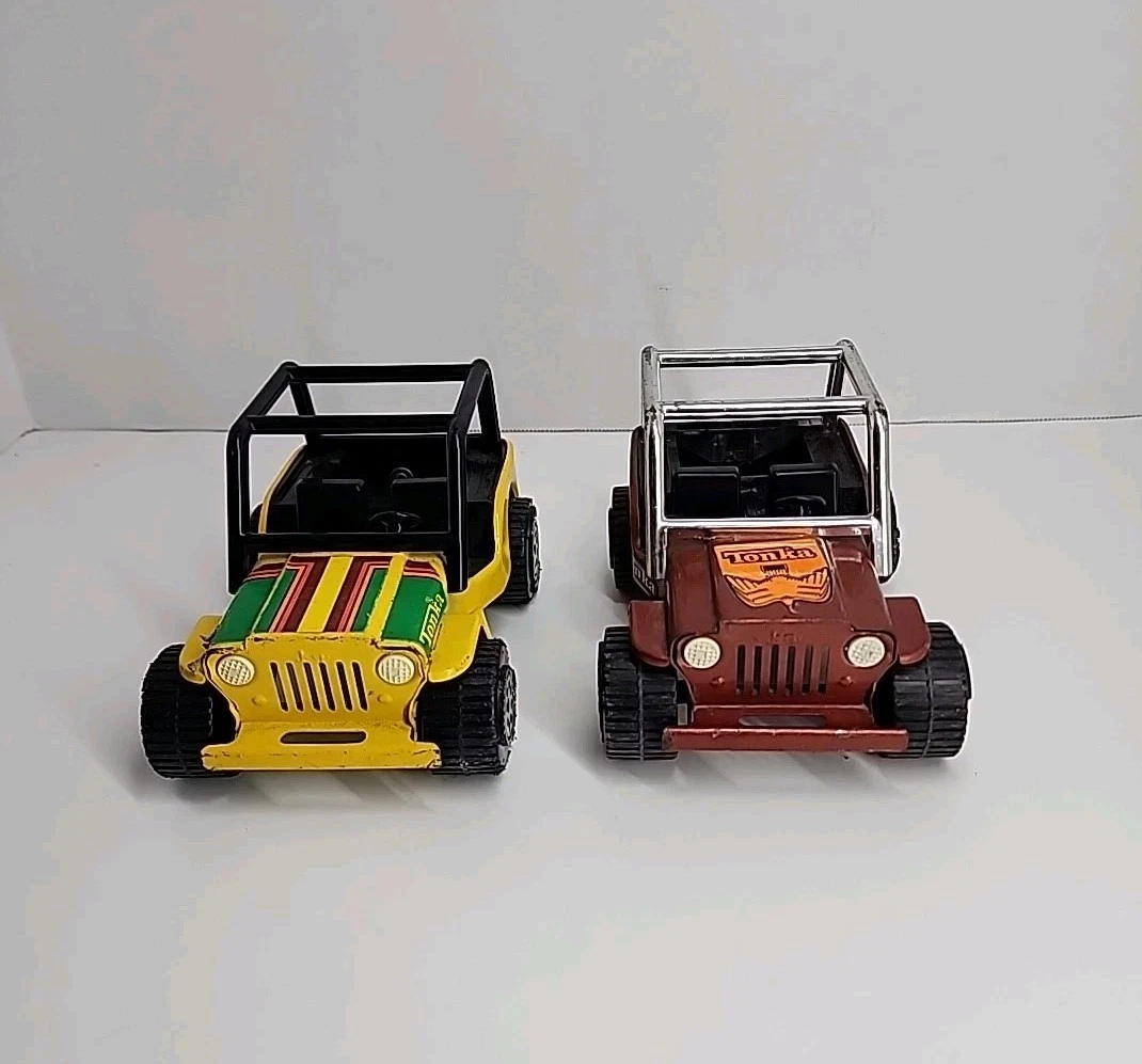 Tonka Jeep Multi-Color Vintage Manufacture Diecast Cars, Trucks