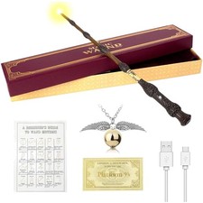 Zauberstab Dumbledore Licht USB Elderstab Harry Potter Cosplay Geschenk