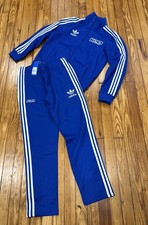 Image of Adidas Originals Men's ITALY Beckenbauer Track Suit (Jacket & Pants) Retro Sz L