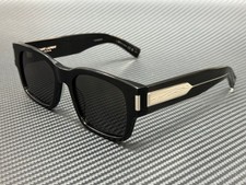 SAINT LAURENT SL 617 001 Black Grey Medium Men's 53 mm Sunglasses