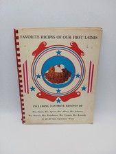 Favorite Recipes of Our First Ladies Carter 1971 Atoka County Times Cookbook Vtg