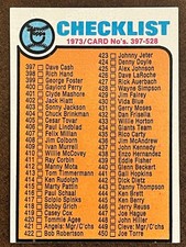 1973 Topps Baseball - #453 Checklist (397-528) EXMT-NM (Set Break)