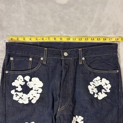 Denim Tears X Levi's Jeans Selvedge Denim Fits Mens Size 36x31