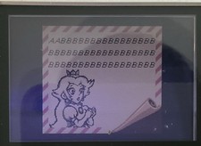 Gameboy Color Mario Bros. Deluxe w/ Princess Peach on initial screen