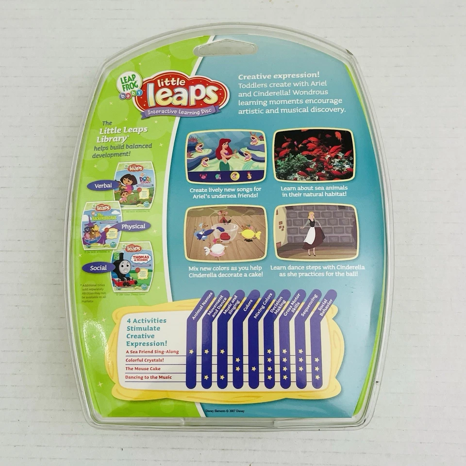 Leap Frog Baby Little Leaps Disney Princess Interactive Learning Disc 24+ Months - Image 3 of 4