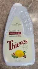 Young Living Thieves Household Cleaner - 64fl oz - Sealed But Damaged Lid