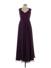 MoriLee by Madeline Gardner Women Purple Cocktail Dress 12