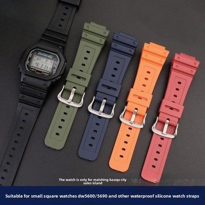 For Casio G-SHOCK DW5600 5025 GW-B5600 M5610 Quality Rubber Watch Band Strap  