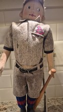 STEIFF Baseball player Doll  COA 1913 Replica Vintage 1995