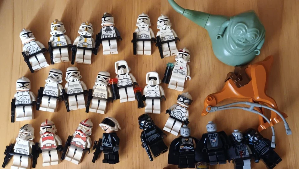 LEGO Star Wars Minifigures mixed bundle Jabba the Hutt, Kaadu Gungan Beast - Image 2 of 4