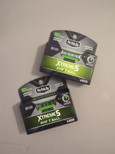 New 8x Schick Xtreme5 Pivot Ball Razor Blade Refill Cartridges 