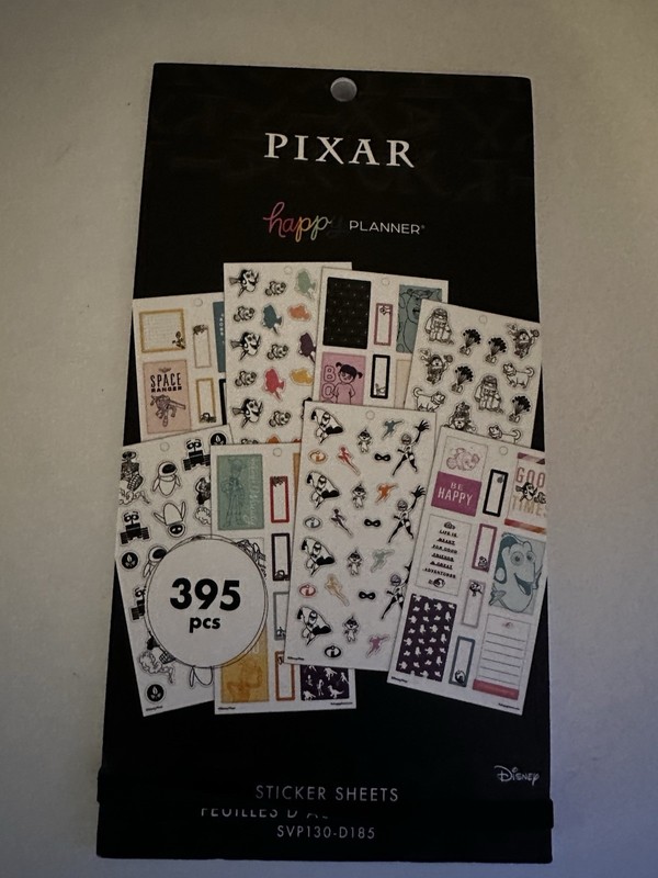 Happy Planner Disney PIXAR Sticker Pack 395 Pieces NEW
