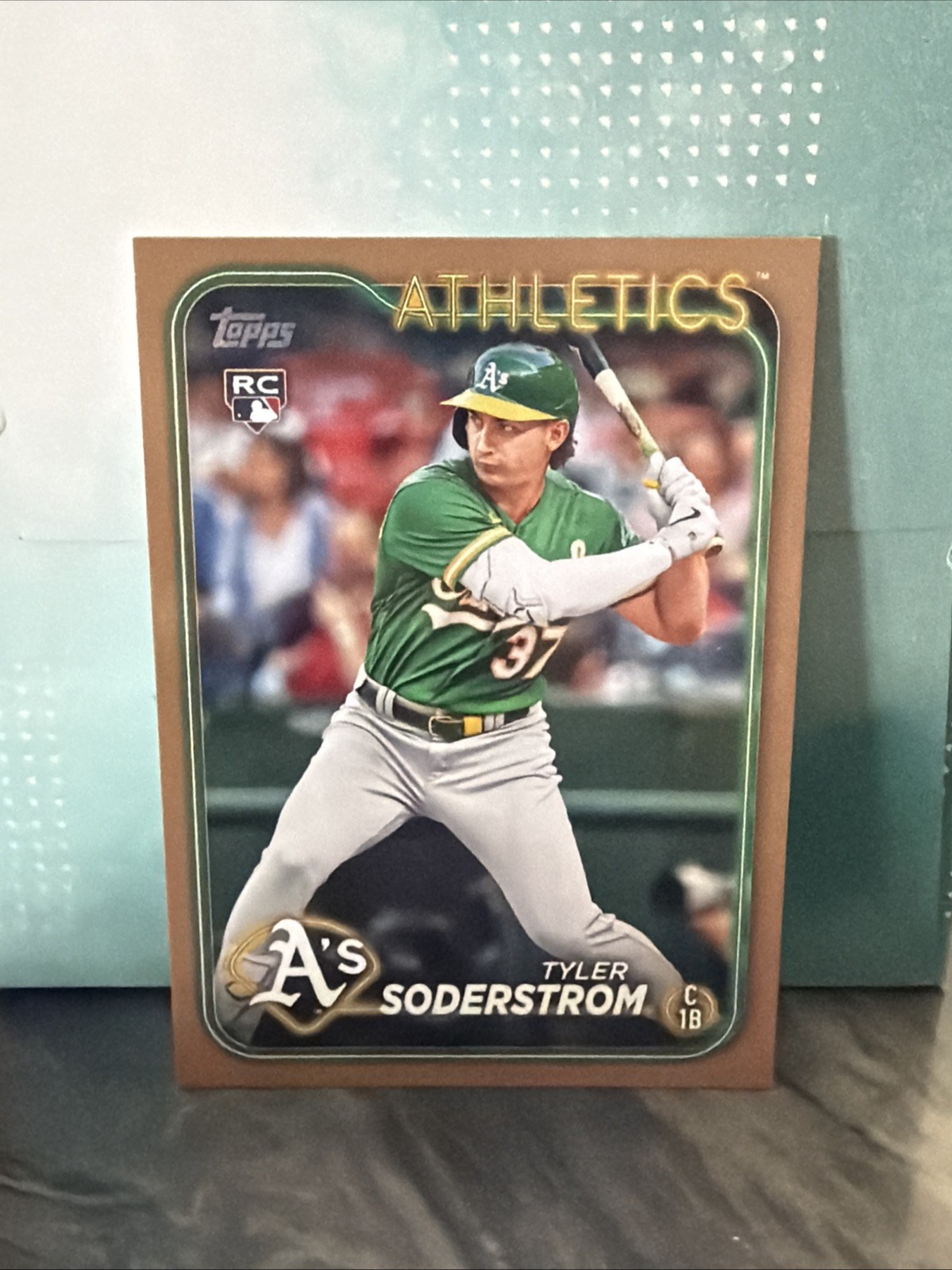 2024 Topps #244 Tyler Soderstrom Gold Rookie Card /2024 Athletics RC