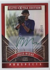 2015 Panini Elite Extra Edition Prospects Green Ink 4/10 Javier Medina Auto 0j5z