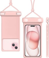 3D Waterproof Phone Pouch with Lanyard for iPhone Samsung Water Sports