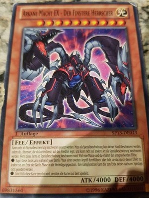 Yu-Gi-Oh!  1 × Arkane Macht Der Finstere Herrscher Box 6