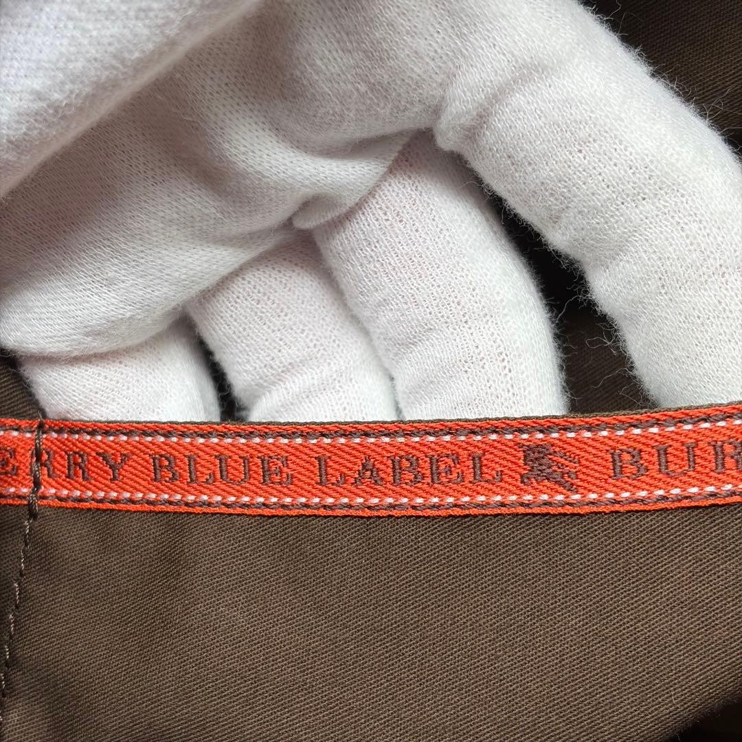 Burberry Blue Label Enamel Leather Handbag Burgundy Dark Brown Bag New thumbnail 11